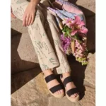 SANDALIA BANDHEL GAMUZA NEGRO