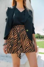 Short de lino estampado Cairo - Image 2