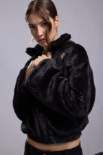 Campera de invierno de piel sintética Vanesa Petris para muje